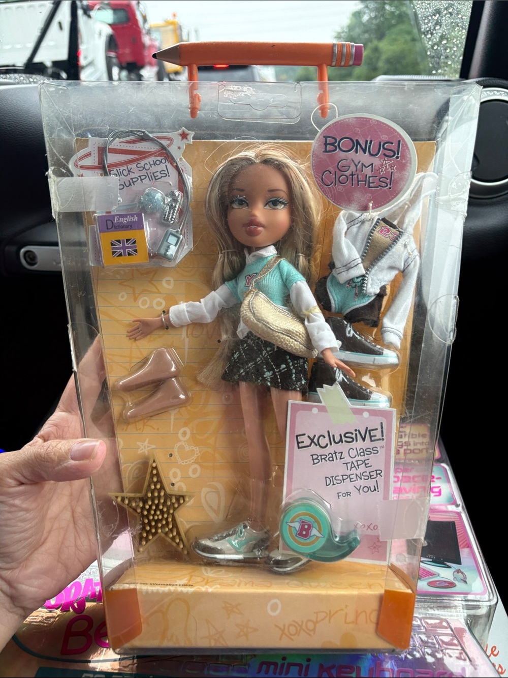 Bratz Class/Back to School Cloe second edition with the bonus gym outfit.